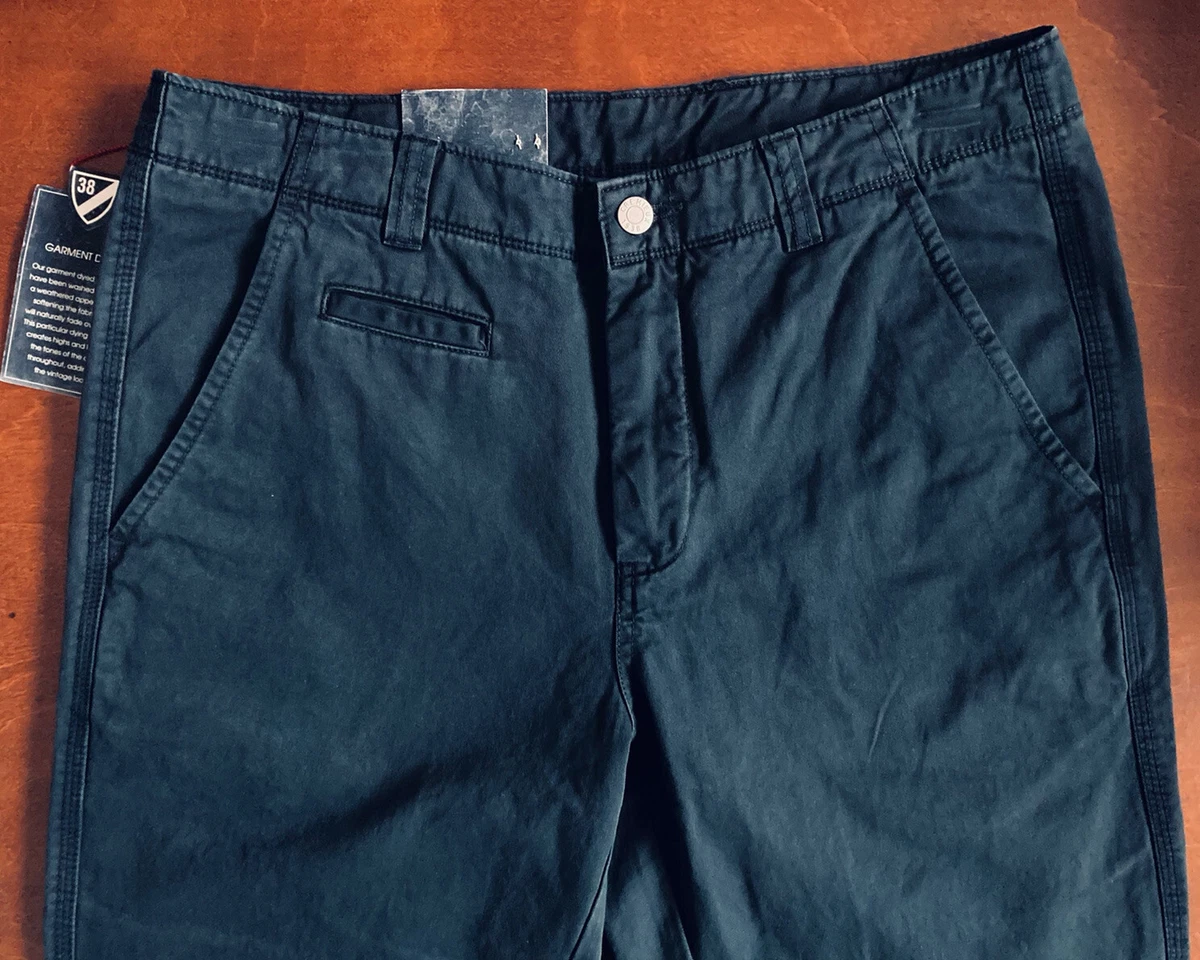 Cremieux Hudson Straight Fit Front Pants Mens Size 32 X 32 Navy Blue