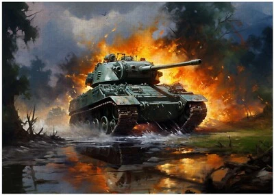 ART OF SOCKS Panzerschlacht Puzzle 300/500/1000 Teile