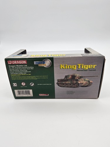 DRAGON ARMOR 60004 KING TIGER sSS-PzAbt 501 BATTLE OF THE BULGE 1944 1/72 SCALE - Picture 3 of 8