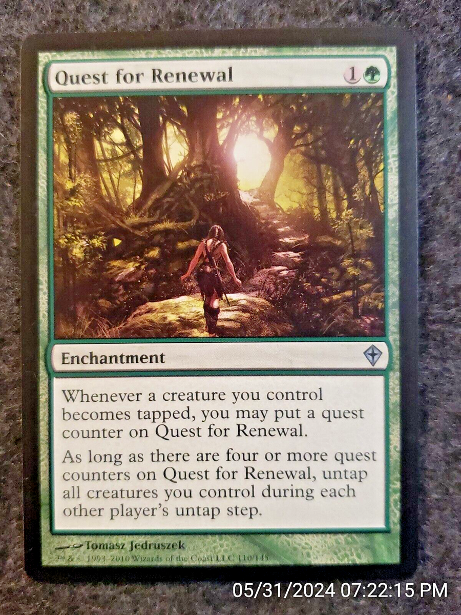 Quest for Renewal Worldwake Magic The Gathering MTG NM {NEVER