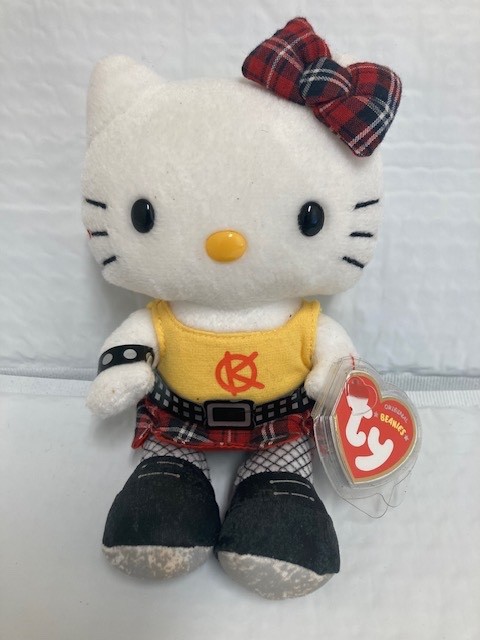 Ty Beanie Baby💜Hello Kitty Punk UK Exclusive 6