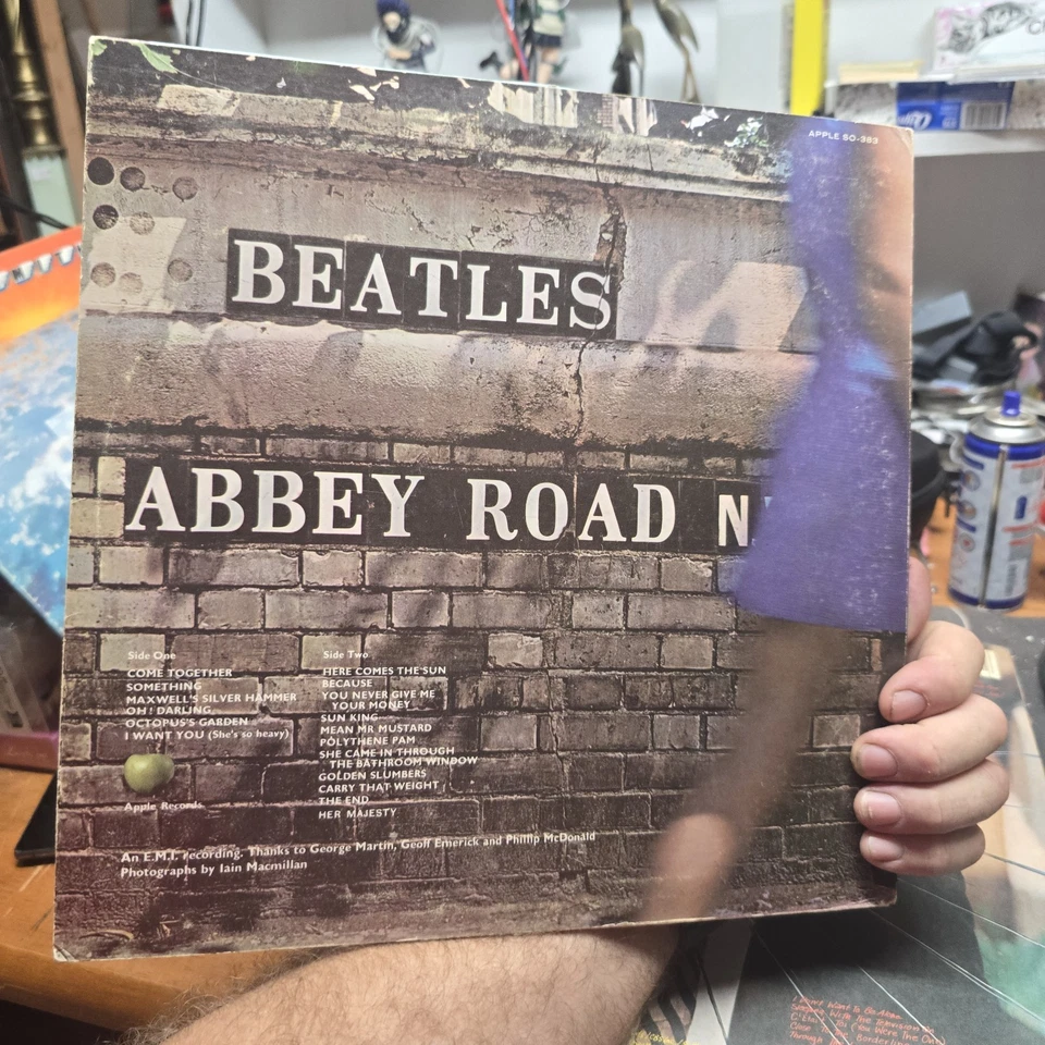 The Beatles: Abbey Road vinyl LP VG+ 1969 Apple Records SO-383 Lennon-McCartney - Image 2 of 4
