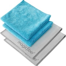 MagicFiber Microfiber Cleaning Cloth   4 Pack