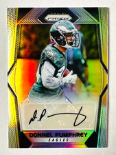 2017 Panini Prizm Donnel Pumphrey AUTO RC SILVER Prizm Eagles Rookie!