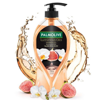 Palmolive White Orchid & Fig Oil Luminous Oils Rejuvenating, Nourishing Body Was