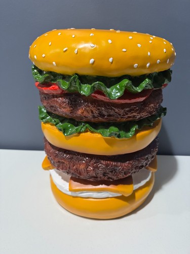 Chair Giant Realistic Food Stool Chair or Display Piece Hamburger Cheeseburger