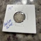 1909 US Barber Dime Silver 10C Coin Philadelphia P Mint