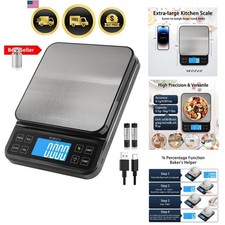 Large Kitchen Scale with 0.1g/0.001oz High Pr...