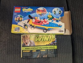 LEGO SpongeBob SquarePants Heroic Heroes Of The Deep 3815 100% Complete Plankton