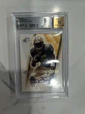2006 spx superscripts Reggie Bush auto Beckett Grade 9 Auto 10