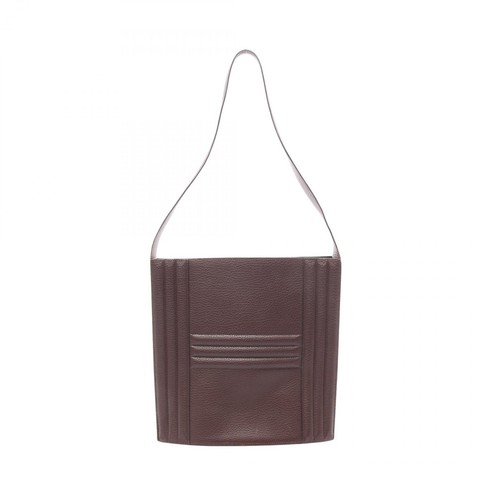 Hermes Cadena Kelly Cacao Shoulder Bag Brown Leather Gold Hardware