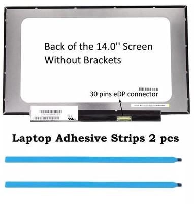 Passend für TV140FHM-NH1 Laptop 14,0'' LED FHD 30 Pin Bildschirm IPS LCD + Klebebänder