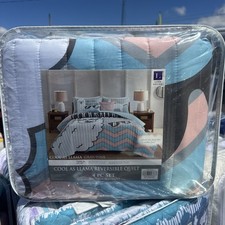 Lush Decor Cool As Llama Grey And Pink Four Piece Twin Xl Comforter Set