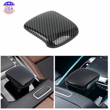 Gear Shift Knob ABS Trim Sticker Carbon Texture For Mercedes Benz B Class GLB