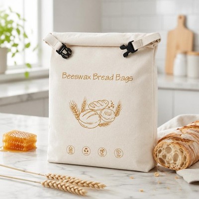 Wiederverwendbare Baumwolle Brottasche mit Bienenwachs für Frische Lagerung