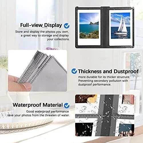 Álbum de fotos 432 bolsos para mini câmera Fujifilm Instax, câmera Polaroid, para Fu - Imagem 2 de 4