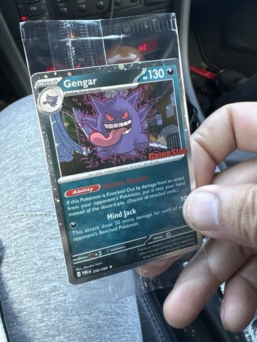 Pokémon TCG Gengar Promo GameStop Exclusive Stamped Holo