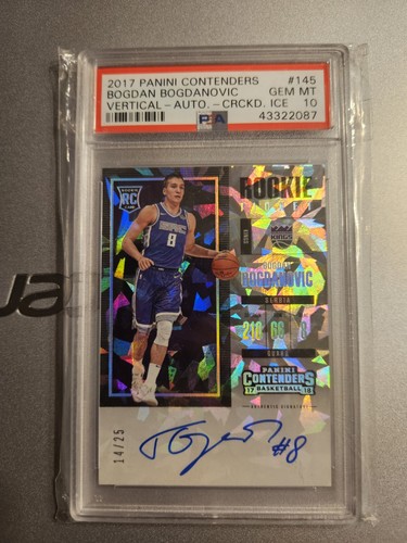 Bogdan Bogdanovic [Vertical Autograph] #145 2017 Panini Contenders card