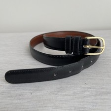 Coach Belt 5500 Black Vintage made in New York City from English calfskin