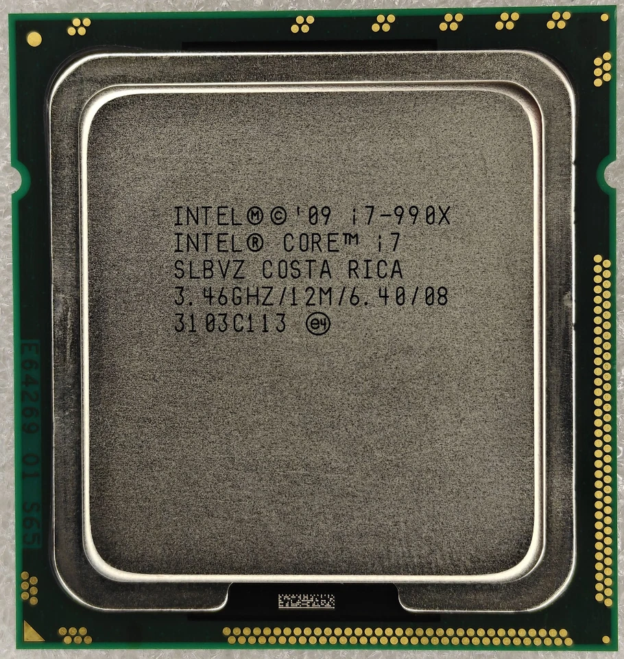 Intel core i7-990X Extreme Edition LGA1366 3.46GHz 6Core 12M SLBVZ CPU Processor - Bild 1 von 2