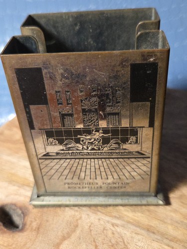 🃏Vintage Art Deco Playing Cards Holder Double Deck & Pencil Holder - Bild 5 von 6