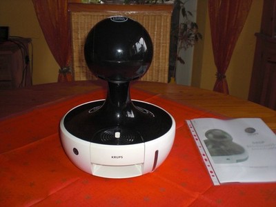 Nescafe Dolce Gusto Krups Drop Automatic weiß schwarz KP350 Touch Kapselmaschine