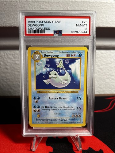 Dewgong (Shadowless) graded PSA 8 for sale on eBay