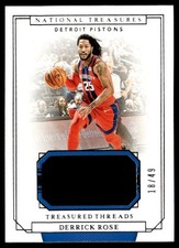2019-20 National Treasures Treasured Threads Derrick Rose Jersey 1 color 18/49
