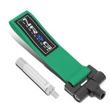 Nrg Tow-121gn Frontrear Bumper Tow Hook Towing Strap Belt For 2007-2015 Xb Tc