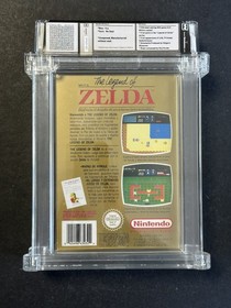 Videojuego NES Nintendo The Legend Of Zelda 1987 WATA 9,4 NS