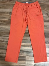 Carhartt Force Cross-Flex Cargo Scrub Pants Women s Sz. XL Coral Straight Leg