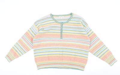 ee:some Henley Pullover Damen bunt gestreift M