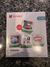 Clever Tonies Set: Wondery Kids  Set Contains:4 Clever Tonies