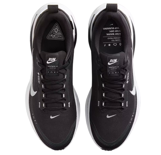 Nike Vomero 18 Gore-Tex Black White Metallic Silver HQ7001  display picture 2