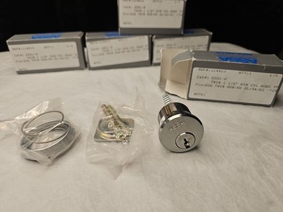ASSA Abloy 6551-H 626 Twin Sub/kd 1-1/8 RIM CYL WITH HORIZ TAILPIECE L:5 New