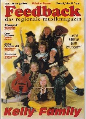 FEEDBACK Musikmagazin für Pfalz u. Saar - Nr. 22 Juni / Juli 1995 - Kelly Family