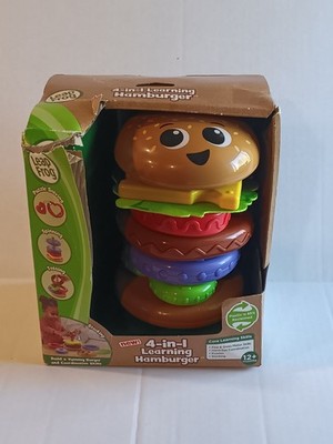 LeapFrog 4-in-1 Learning Hamburger Toy   12+ Months, Stacking, Puzzle, New