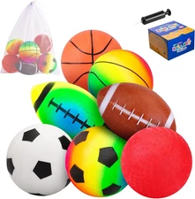 7-Piece Soft Ball Set for Toddlers & Kids (Ages 1-6) - Includes 5” Playground Ba
