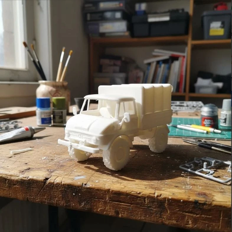 Unimog 416 1:35 Scale Military argentina DIY Falkland war model kits - Image 2 of 4