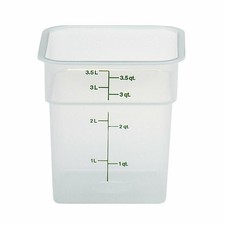 New Cambro 4SFSPP190 Food Storage Container, (8322)