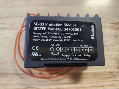 Bitzer Electronics (Formerly Lodam), SE-B3 Protection Module, 34703501