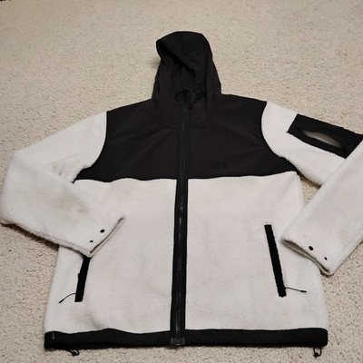 Helly Hansen Jacket Mens XL White Patrol Pile Fleece Hoodie Sherpa Zip Hiking