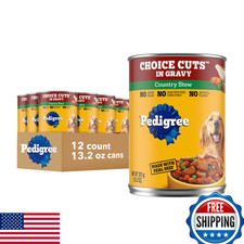Pedigree Choice Cuts in Gravy Adult Wet Dog Food, Country Stew Flavor, 13.2 oz C