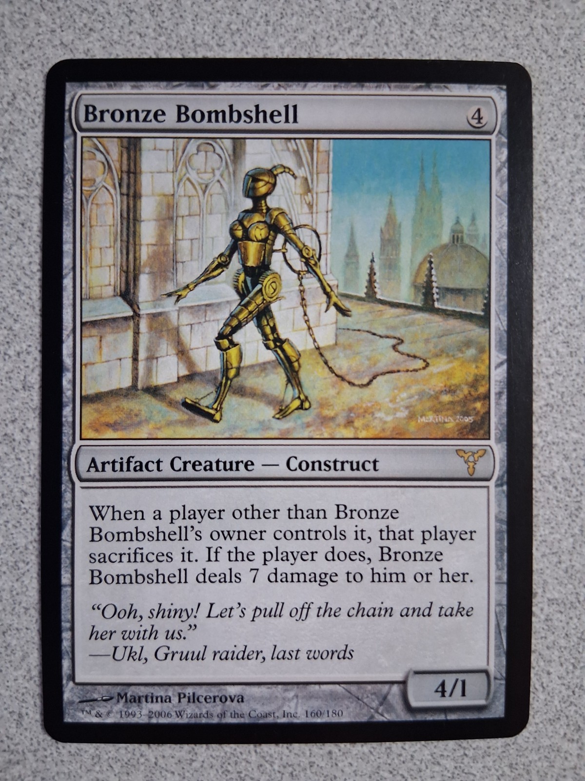 Bronze Bombshell (160) Dissension MTG Magic the Gathering NM