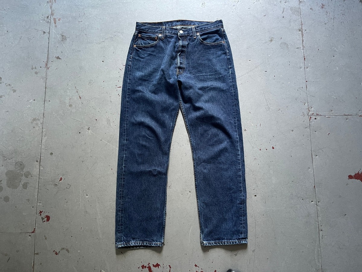 90s 1990s Vintage Levis 501 Men's Stonewashed Denim Jeans Pants