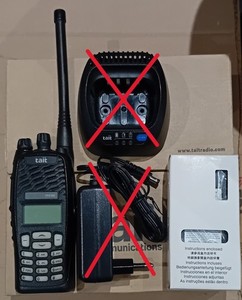 TAIT TP9300 VHF PORTABLE RADIO ANALOG, DMR, GPS, BLUETOOTH, CRYPTO