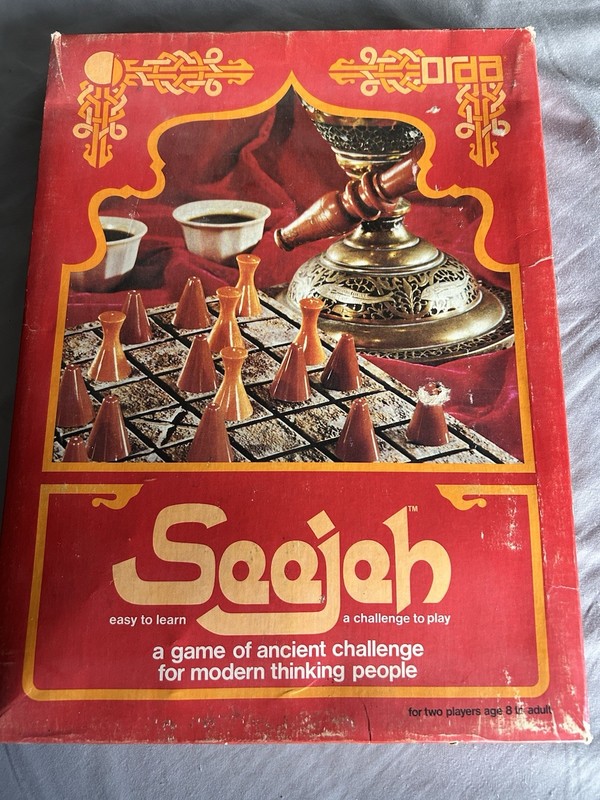 Leisure Learning Seejeh Strategy Board Game 1977 Vintage 2-Player