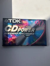 TDK High Bias CD Power 90 Mins. Audio Cassette Tape