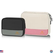 MATEIN 2-Pack Tech Organizer Case - Water-Resistant Bag for Cables & Accessories