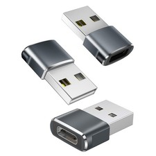 USB C auf USB Adapter, USB auf USB C Adapter 3er Pack, Typ C Buchse auf A Stecker